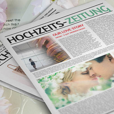 Festzeitung Hochzeitszeitung